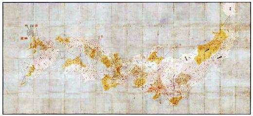 Old map of Japan ３００年前の日本古地図を発見: 日本探訪